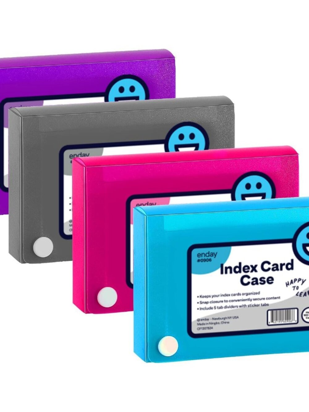 3" X 5" Index Card Case Holds 100 Cards Includes Business Card/Index Holder and